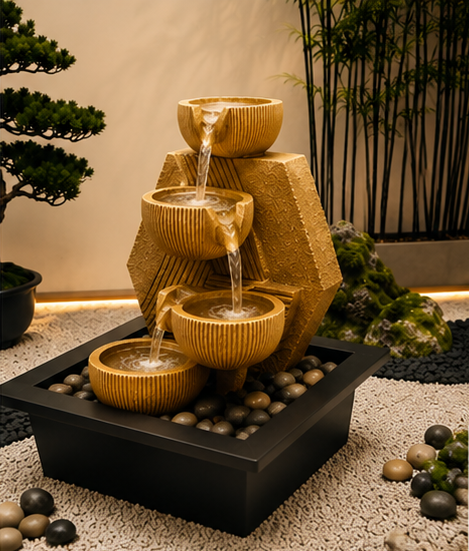 Zen Cascade Tabletop Water Fountain.