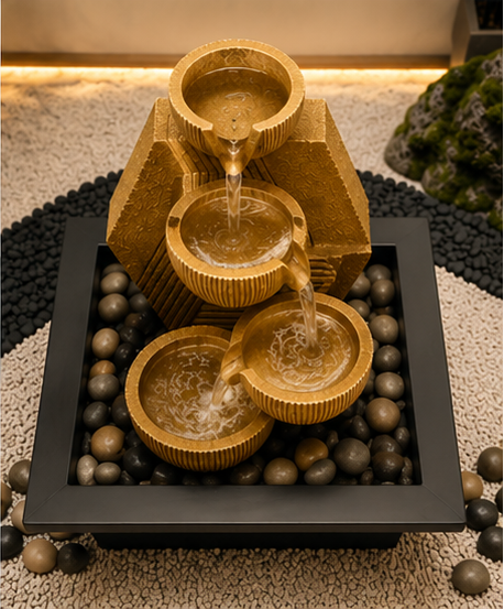 Zen Cascade Tabletop Water Fountain.