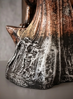 Majestic Tiger &amp; Golden Eclipse Abstract Showpiece